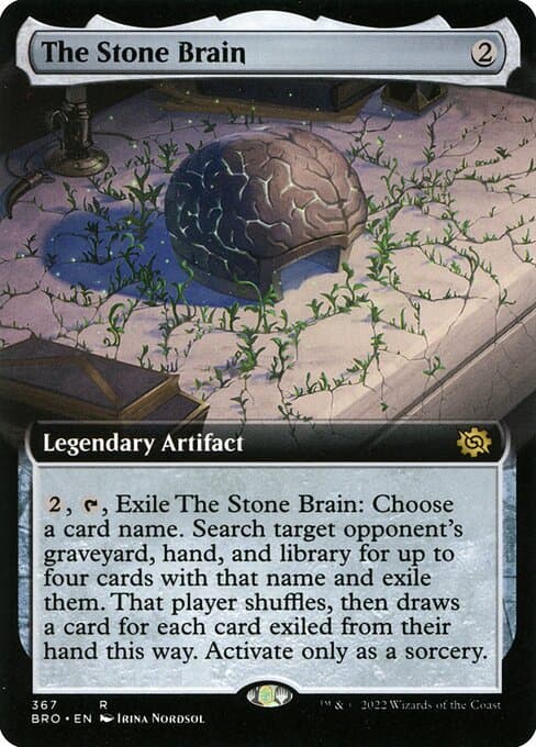 The Stone Brain from The Brothers' War (Rare)