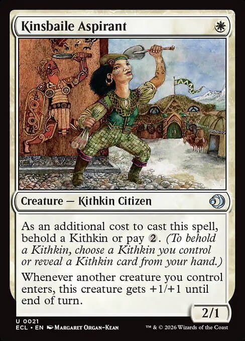 Kinsbaile Aspirant from Lorwyn Eclipsed (Uncommon)