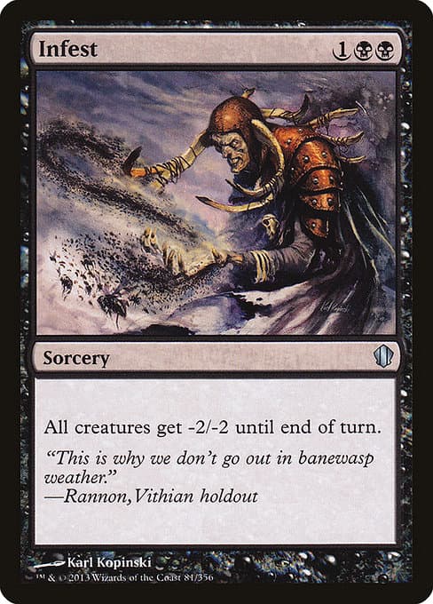 Infest from Commander 2013 (Uncommon)