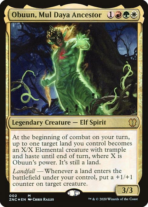 Obuun, Mul Daya Ancestor from Zendikar Rising Commander (Mythic)