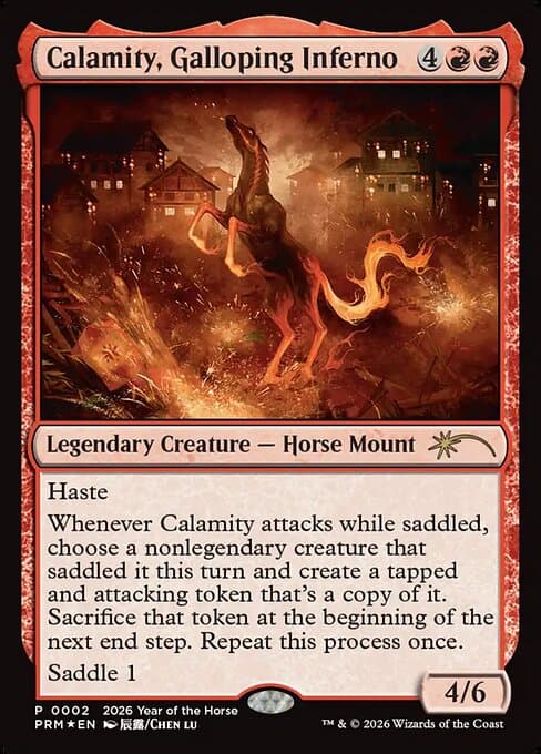 Calamity, Galloping Inferno from Year of the Horse 2026 (Rare)
