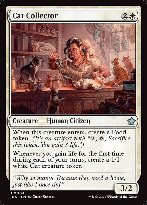 Cat Collector from Foundations (Uncommon)