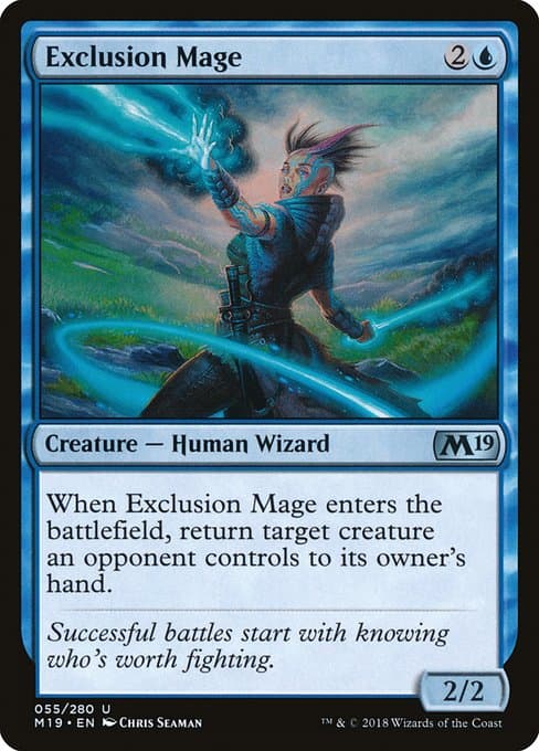 Exclusion Mage from Core Set 2019 (Uncommon)