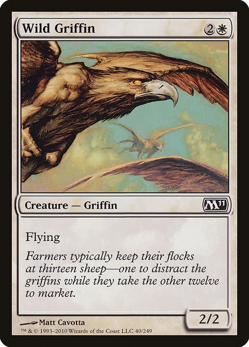 Wild Griffin from Magic 2011 (Common)