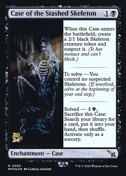 Case of the Stashed Skeleton from Murders at Karlov Manor Promos (Rare)