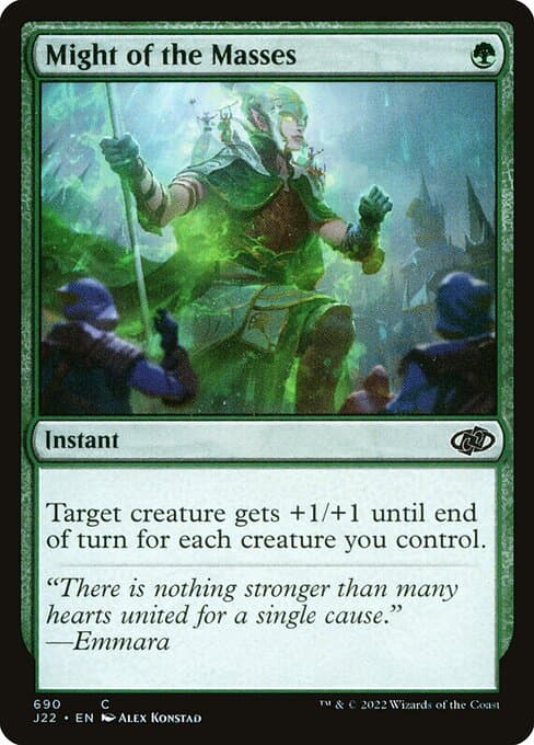 Might of the Masses from Jumpstart 2022 (Common)