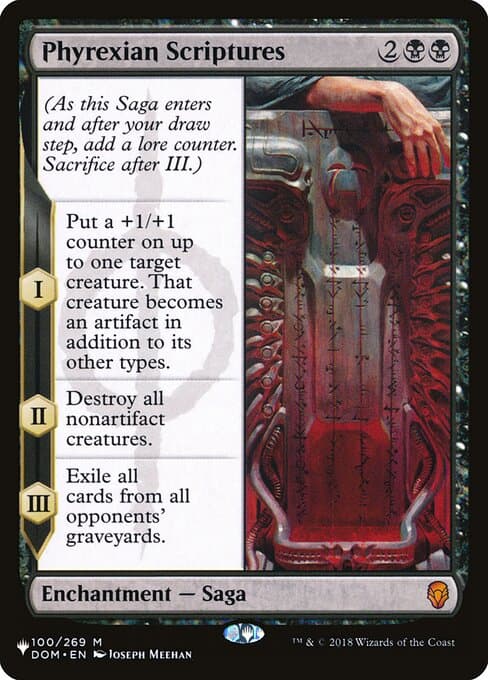 Phyrexian Scriptures from The List (Mythic)