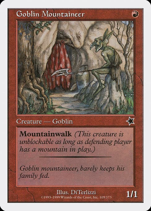 Goblin Mountaineer from Starter 1999 (Common)