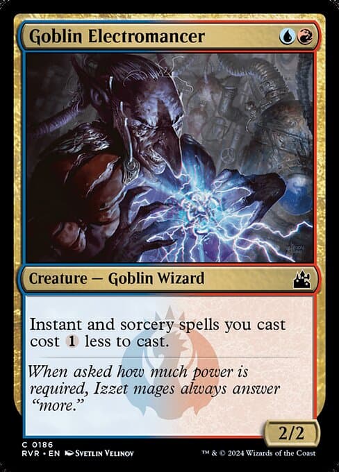 Goblin Electromancer from Ravnica Remastered (Common)