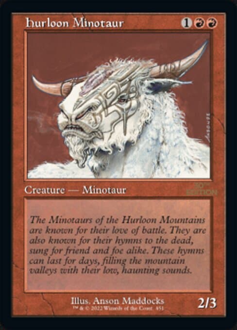 Hurloon Minotaur from 30th Anniversary Edition (Common)