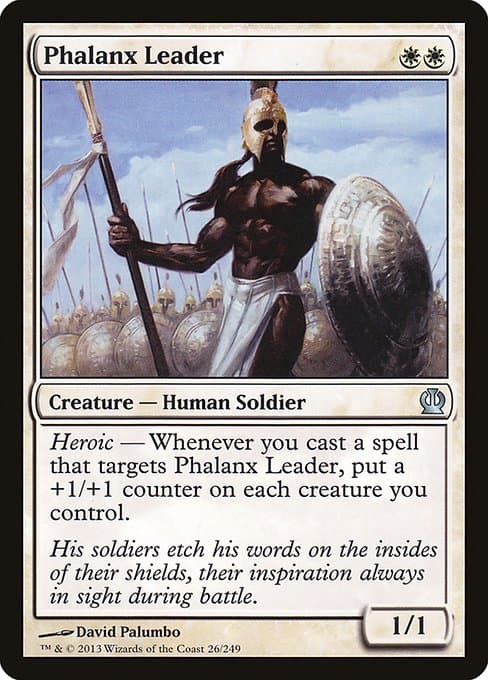 Phalanx Leader from Theros (Uncommon)