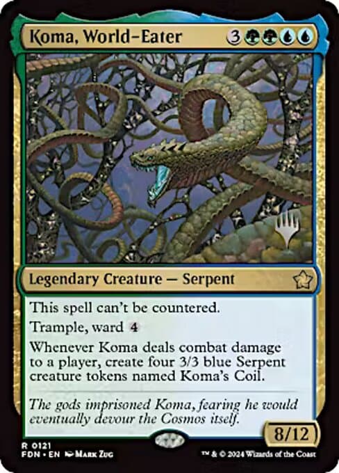 Koma, World-Eater from Foundations Promos (Rare)