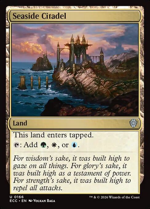 Seaside Citadel from Lorwyn Eclipsed Commander (Uncommon)