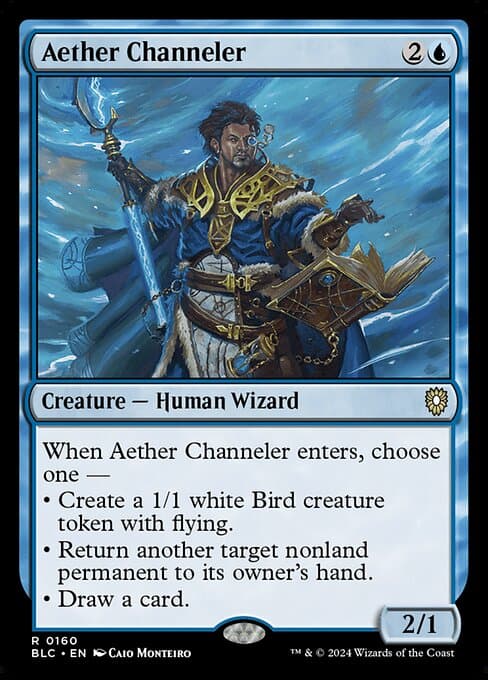 Aether Channeler from Bloomburrow Commander (Rare)