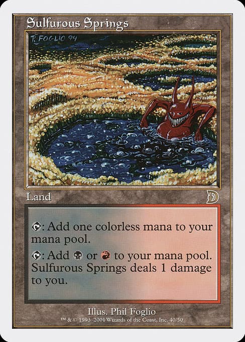 Sulfurous Springs (Rare)