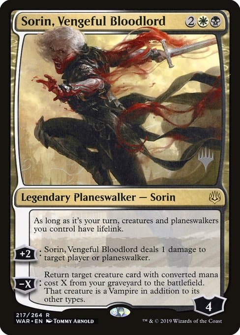 Sorin, Vengeful Bloodlord from War of the Spark Promos (Rare)