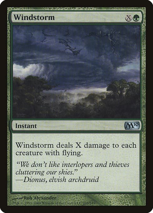 Windstorm from Magic 2010 (Uncommon)