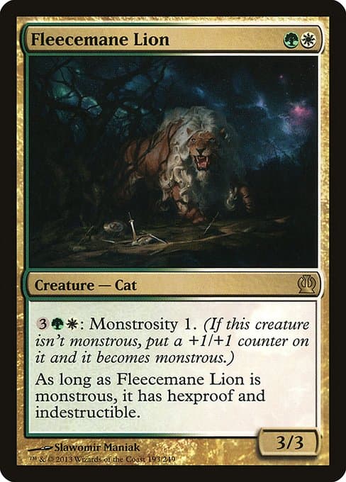 Fleecemane Lion from Theros (Rare)