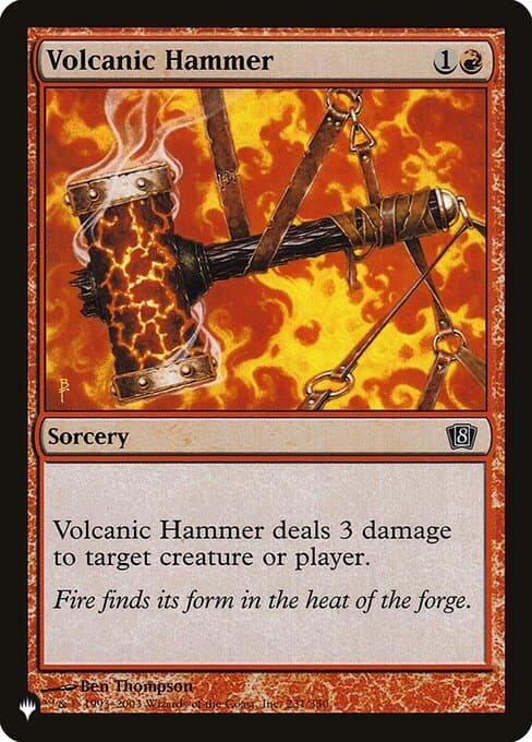 Volcanic Hammer from The List (Common)