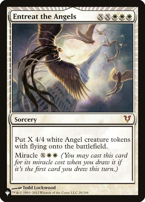 Entreat the Angels from The List (Mythic)