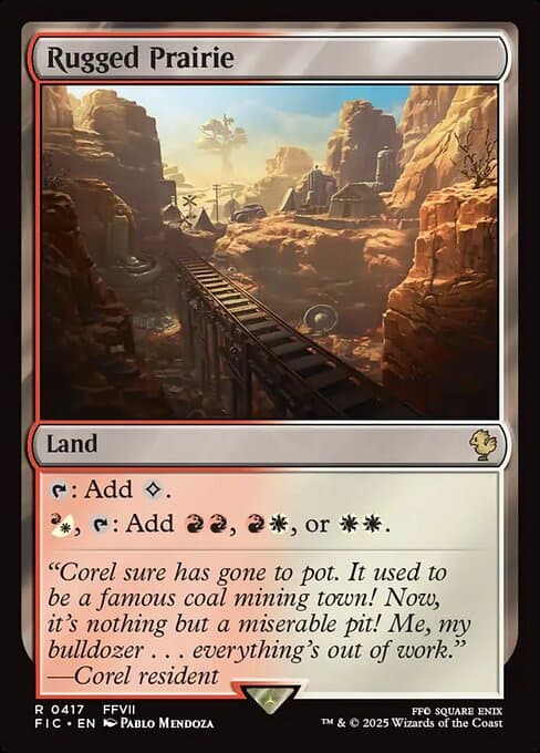 Rugged Prairie from Final Fantasy Commander (Rare)
