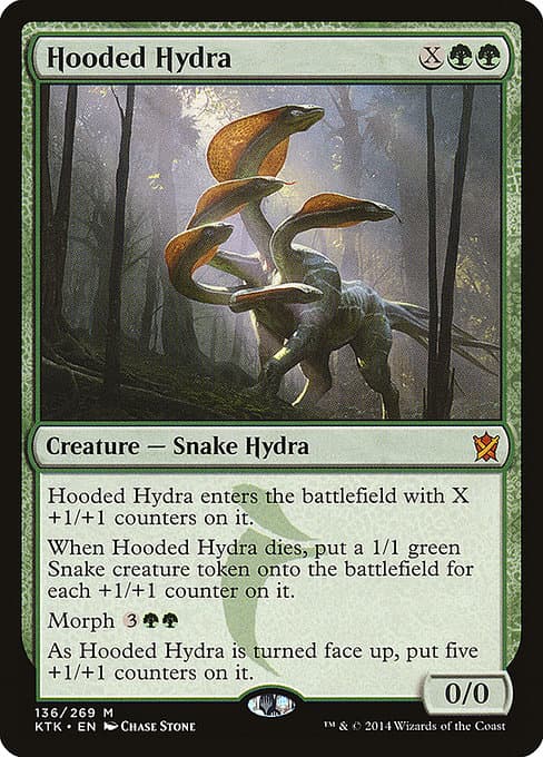 Hooded Hydra from Khans of Tarkir (Mythic)