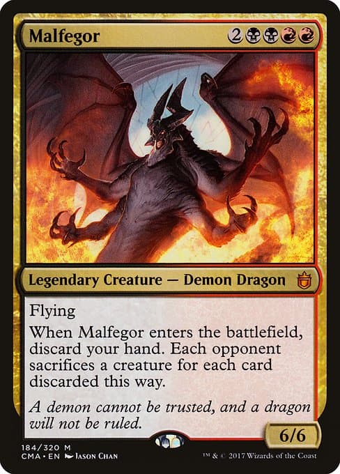 Malfegor from Commander Anthology (Mythic)