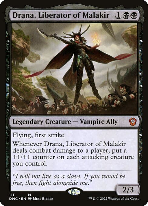 Drana, Liberator of Malakir from Dominaria United Commander (Mythic)