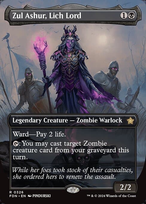 Zul Ashur, Lich Lord from Foundations (Rare)