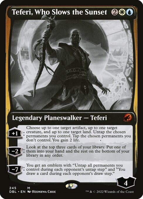Teferi, Who Slows the Sunset from Innistrad: Double Feature (Mythic)