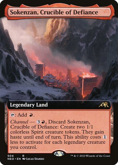 Sokenzan, Crucible of Defiance from Kamigawa: Neon Dynasty (Rare)