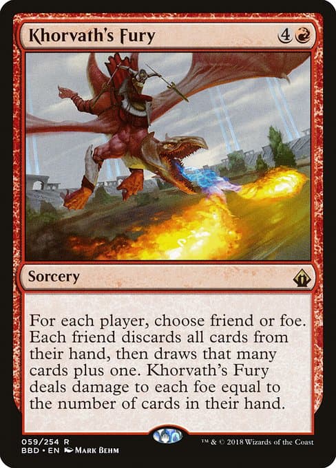 Khorvath's Fury (Rare)