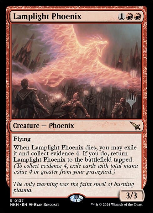 Lamplight Phoenix from Murders at Karlov Manor Promos (Rare)