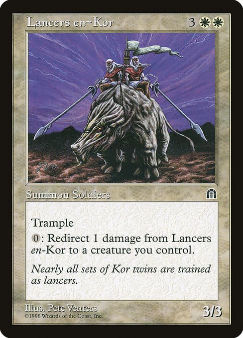Lancers en-Kor from Stronghold (Uncommon)