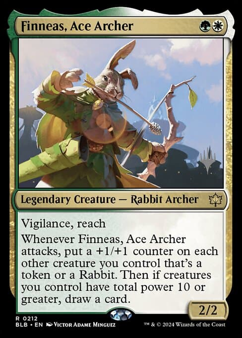 Finneas, Ace Archer from Bloomburrow Promos (Rare)