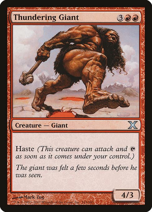 Thundering Giant from Tenth Edition (Uncommon)
