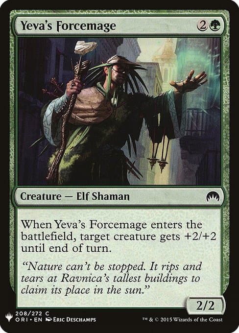 Yeva's Forcemage from The List (Common)