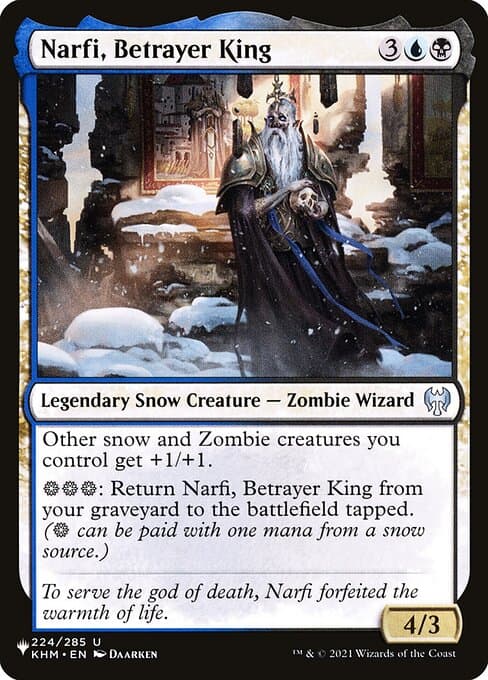 Narfi, Betrayer King from The List (Uncommon)