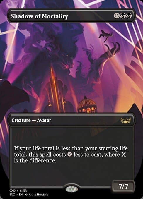 Shadow of Mortality from Magic Online Promos (Rare)