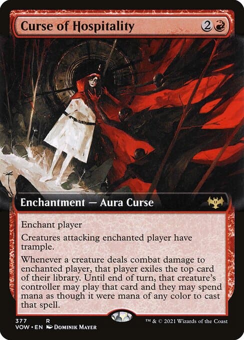 Curse of Hospitality from Innistrad: Crimson Vow (Rare)
