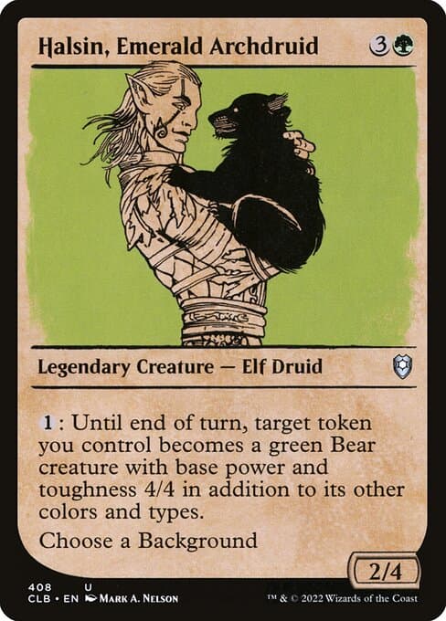 Halsin, Emerald Archdruid from Commander Legends: Battle for Baldur's Gate (Uncommon)