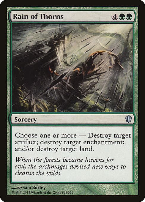 Rain of Thorns from Commander 2013 (Uncommon)