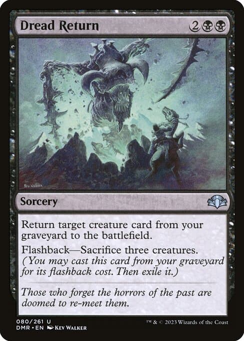 Dread Return from Dominaria Remastered (Uncommon)