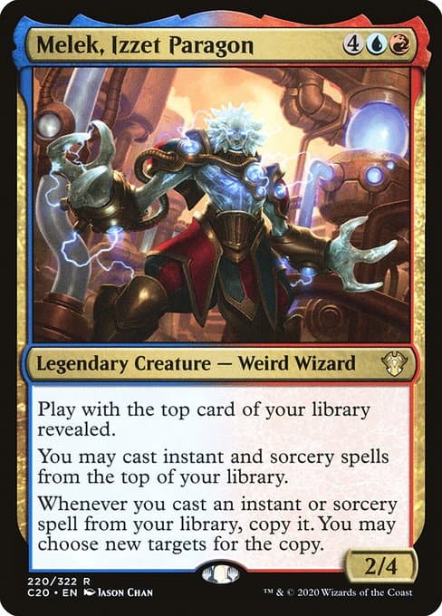 Melek, Izzet Paragon from Commander 2020 (Rare)
