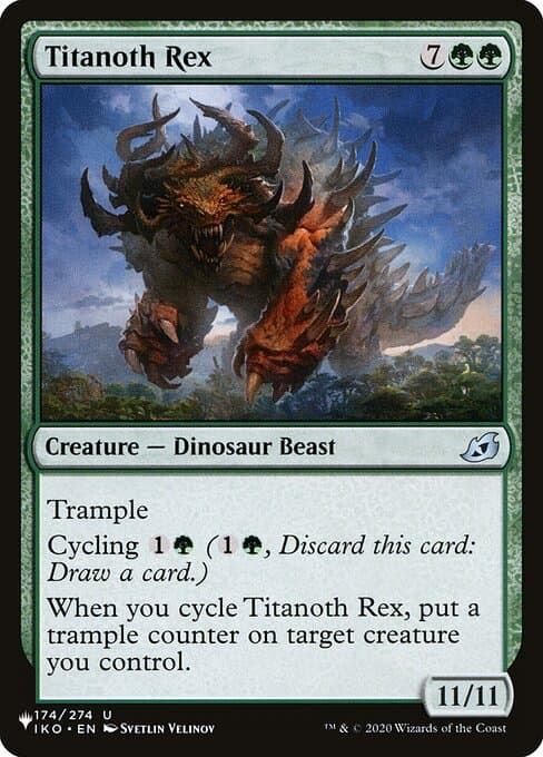 Titanoth Rex from The List (Uncommon)