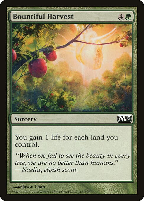 Bountiful Harvest from Magic 2013 (Common)