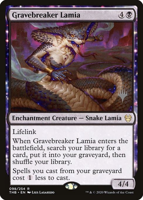 Gravebreaker Lamia from Theros Beyond Death Promos (Rare)