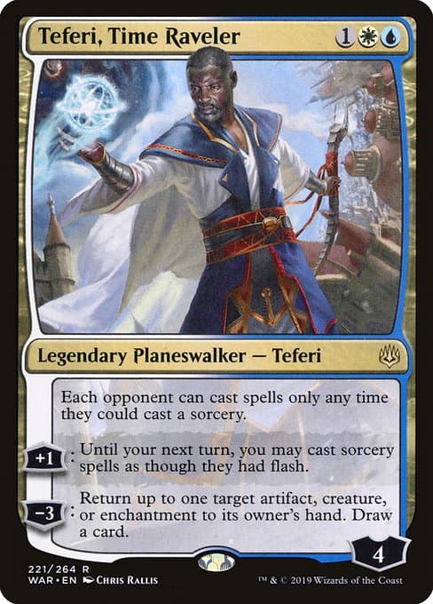 Teferi, Time Raveler from War of the Spark (Rare)