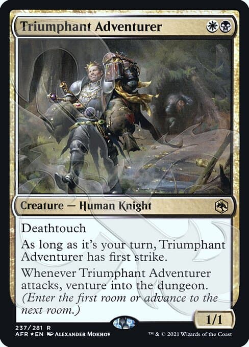 Triumphant Adventurer from Adventures in the Forgotten Realms Promos (Rare)