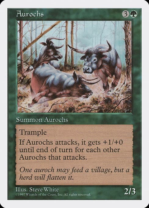 Aurochs from Fifth Edition (Common)